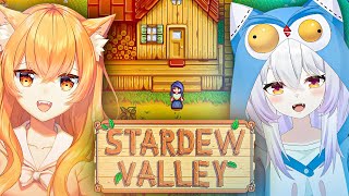 Owl and Fox explore Stardew Valley feat RikoKyuumi [upl. by Antebi]