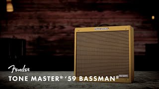 Exploring the Tone Master 59 Bassman  Fender [upl. by Harpole]