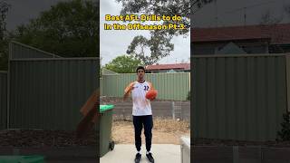 Best AFL Drills to Get Better in the Offseason Pt3 footy australianfootball afl [upl. by Avis]