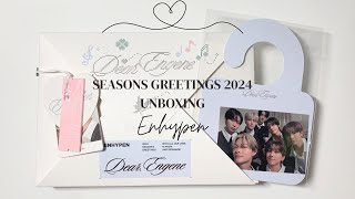 ENHYPEN Seasons Greetings 2024 Weverse Unboxing [upl. by Auqinahs301]