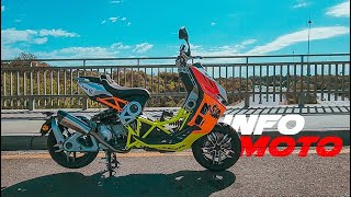 This scooter is insane  Italjet Dragster Malossi Edition  INFO MOTO [upl. by Yruam]