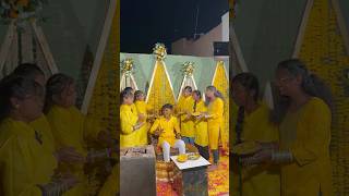 💕నా Haldhi ఎలా ఇందో chudandi part 2 💕 haldi weding pelli vlogs shortsfeed [upl. by Romeyn953]