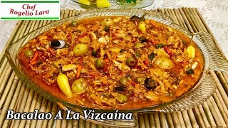 BACALAO A LA VIZCAÍNARECETA DELICIOSA [upl. by Rozalin291]