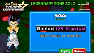 How To Solo Legendary Zone in All Star Tower Defense [upl. by Casilda507]