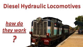 How Diesel Hydraulic locomotives work [upl. by Gilli]