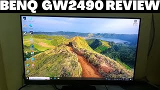 Benq 2490 review in hindi  benq gw2490 moniter review  benq moniter gw2490 [upl. by Iknarf55]