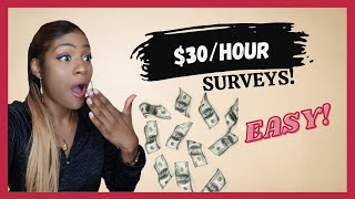 😬 Struggling To Make Money Try These Online Surveys Up To 30Hour [upl. by Eveivenej]