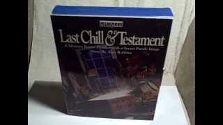 1000 Piece Mystery jigsaw Puzzle Last Chill and Testament used UPC 023332005055 [upl. by Craven]