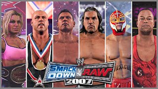 SmackDown vs RAW 2007 CAWs and Attire Pack  WWE 2K23 Community Creations [upl. by Merat73]