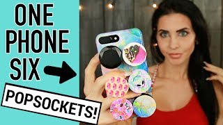 PopSockets  6 PopSockets on ONE CASE 😱 [upl. by Moir]