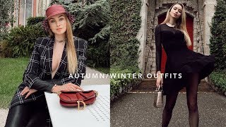 AUTUMNWINTER LOOKBOOK  OUTFIT IDEAS  EMMA MILLER [upl. by Ivan]