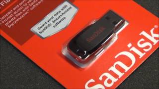 Super3cshoppingcom  SanDisk 32GB Cruzer Blade USB Flash Memory Drive SDCZ50032GB35 [upl. by Locke192]