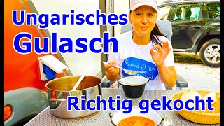 UNGARISCHES GULASCH  SO KOCHT MANS RICHTIG [upl. by Rabi708]