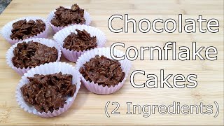 How to make Chocolate Cornflake Cakes using only 2 ingredients [upl. by Barth]