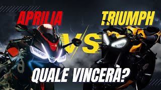 FORSE QUESTA VOLTA MI HA FREGATO  Aprilia RS 660 VS Triumph STREET TRIPLE RS [upl. by Syramad]