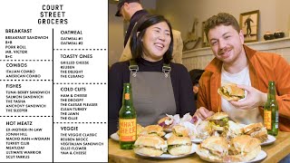 Trying Everything on the Menu at a Famous NYC Sandwich Shop Ft Christina Chaey [upl. by Ephrem]