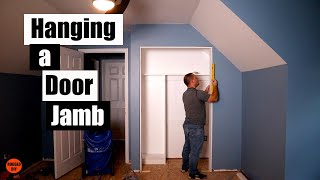 Building and Installing the Closet Door Jamb Bedroom Renovation [upl. by Melva]