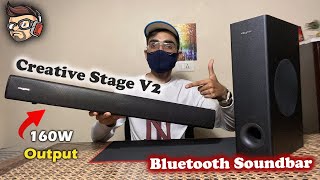 Immerse Yourself Creative Stage V2 Soundbar Unboxing and Review [upl. by Airdua228]