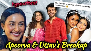 APOORVA amp UTSAVS BREAKUP DRAMA RIDA THARANAS HYPOCRISY GETS EXPOSED [upl. by Aliakam31]