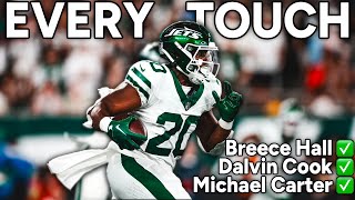 EVERY TOUCH Breece Hall Dalvin Cook amp Michael Carter  New York Jets vs Buffalo Bills Highlights [upl. by Judon544]