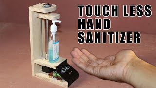 DIY Arduino based Touch Free Hand sanitizer dispenser [upl. by Kosel356]