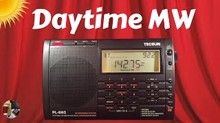 Tecsun PL660 Shortwave Radio Daytime MW [upl. by Yrekaz]