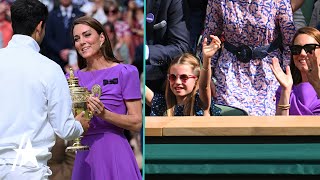 Kate Middleton Receives STANDING OVATION During Rare Public Appearance At Wimbledon [upl. by Collin]