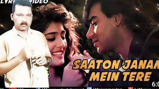 Saaton Janam Main Tere  Dilwale  Kumar Sanu amp Alka Yagnik Cover Song by Narendra [upl. by Nnylhsa]