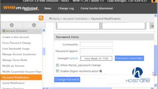 Cambiar la contraseña de WHM  WHM [upl. by Curhan]
