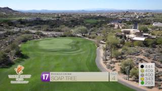 Flyover Troon North – Pinnacle Course 17 [upl. by Eelinnej716]