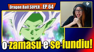 Ycass  Vendo Goku Black e Zamasu fazem a Fusão  Dragon Ball SUPER  EP 64 REACT [upl. by Eiralam]