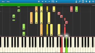 Boston  More Than A Feeling Piano Tutorial  How to play  Synthesia [upl. by Aicila]