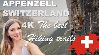 Ebenalp  Appenzell  Switzerland  4K  Alpstein region  Best hiking trail  Seealpsee lake [upl. by Jemimah894]