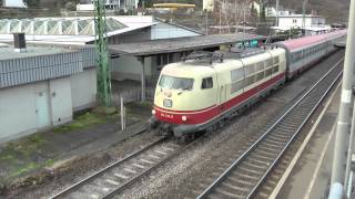 103 2358 in Bingen Hauptbahnhof christmas edition [upl. by Bortman]