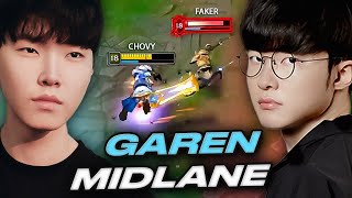 GAREN MID YA ES META  CHOVY vs FAKER [upl. by Enitsuj514]