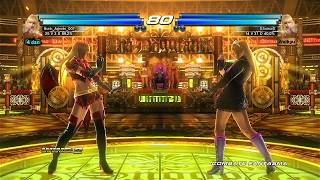 954 Lili y Asuka ryona Dante sk17 vs Lili y Ganryu  Tekken Tag 2  PS3 Offline [upl. by Enilekcaj]