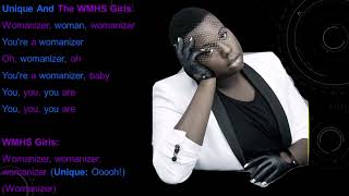 Womanizer Glee Lyrics [upl. by Luana382]