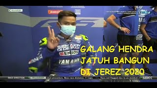 Jatuh Bangun Galang Hendra Pratama di Sirkuit Jerez Spanyol Tahun 2020 [upl. by Whelan]