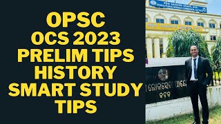 OPSC OCS 2023 PRELIM TIPS I HISTORY SMART STUDY TIPS I OAS PRELIM 2023 I HOW TO CRACK OAS PRELIM [upl. by Nadabus]