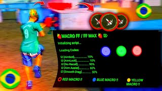 Free fire aimcontrol Apk ☠️ Macrodroid sensi  red button free fire 🔥 free fire headshot setting ⚙️ [upl. by Yrrak296]