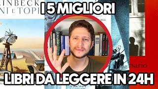 I 5 MIGLIORI ROMANZI DA LEGGERE IN 24 ORE sotto le 200 pagine [upl. by Nylecoj]