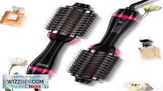 VEVOR Hair Blow Dryer Brush Ionic Hair Styler Volumizer with 295quot Oval Review [upl. by Sprage]