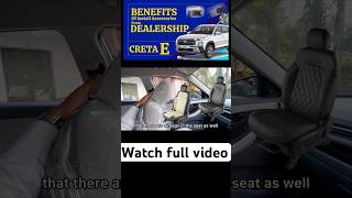 Why to fit seat cover for creta e model from dealership [upl. by Ocir]