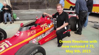 Dennis Firestone Restored 1981 Eagle Indy Car  75 [upl. by Smalley]