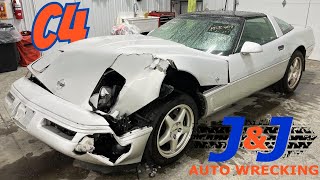 1996 Chevrolet LT4 C4 Collectors Corvette Part Out J amp J Auto Wrecking Test Video Stock  RTCE259 [upl. by Suidaht568]