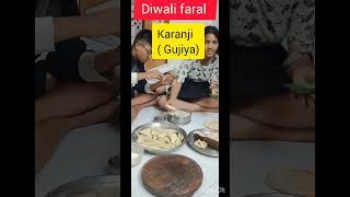 Diwali 🎇🪔 faral  gujiya karanji making song recipe diwali gujiya gujiyarecipe [upl. by Ralina]