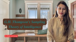 GH Thompsons Sampling Theory of Intelligence  Educational Implications  UGC NET Education [upl. by Adnor]