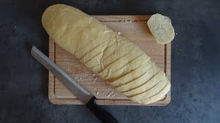 Buttery soft french batard bread recipe with secret ingredience [upl. by Lorrin]