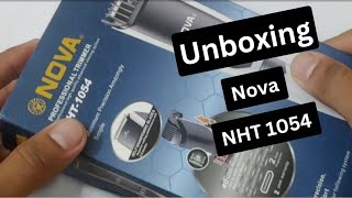 Unboxing Of Nova Trimmer NHT1054  Nova Trimmer Unboxing [upl. by Yanehc]