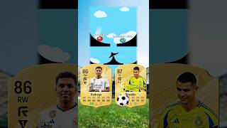 FIFA25 86Rodrygo 🆚 87Ronaldo 👀👑😱 football shorts [upl. by Tiebold]